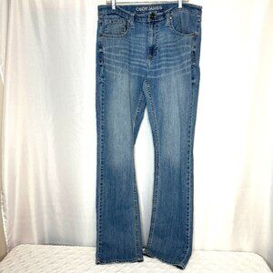 Cody James Mens Straight Leg Jeans, 36x34 Western Preppy Whiskered **See Desc**
